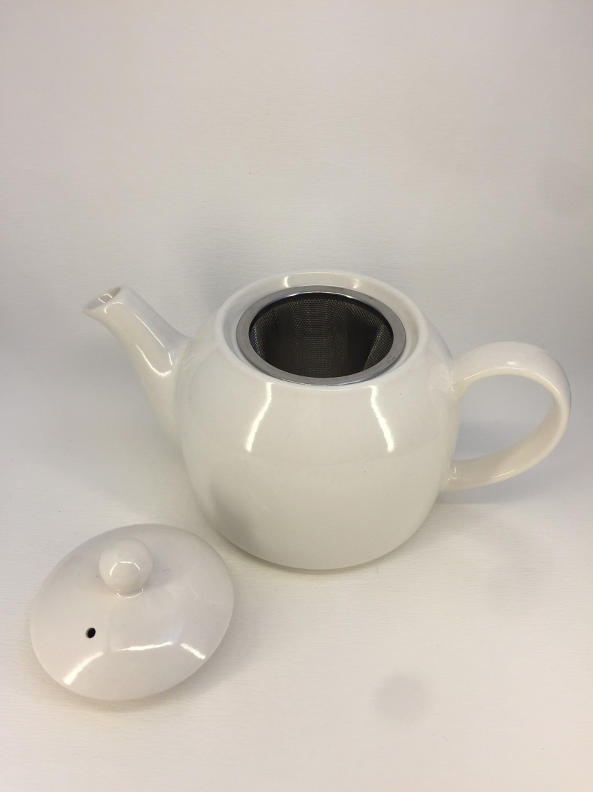 Burgundy Square Tee Koji teapot with hand-held hou