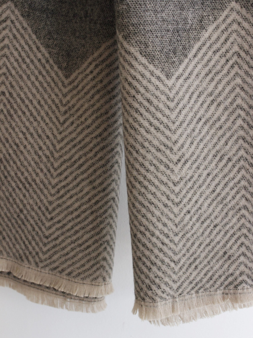 Herringbone muffler winter woman couple shawl soft