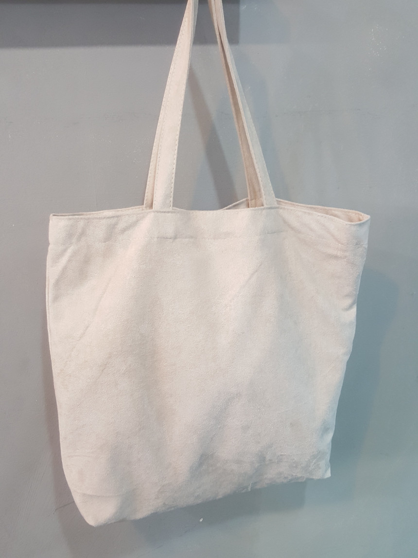 Suede Shopper Eco Bag
