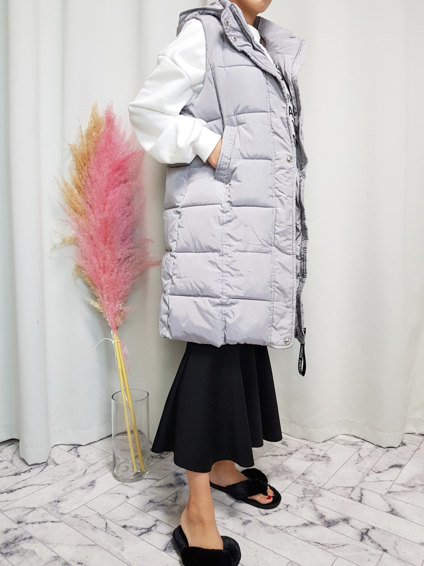 Mermaid Frill Brushed Long Skirt Bending