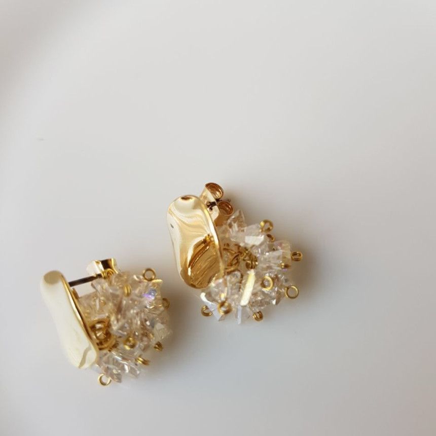 I-Mitt Circle Swallow Drop Earrings 3color Ladies 