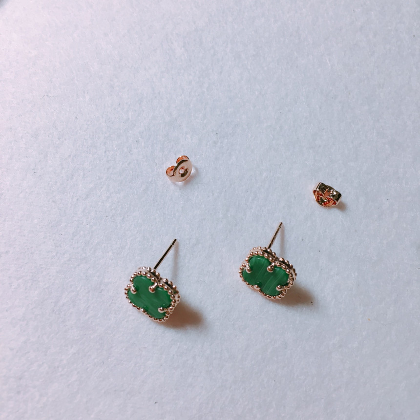 Lucy Green Mother-of-Pearl Clover Earring LKJ0794 