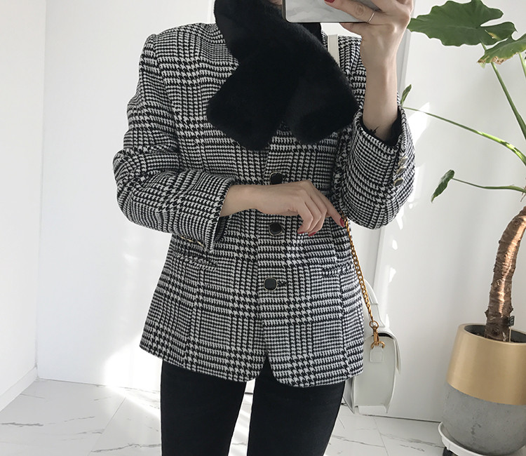 Muffler Mink Shawl Percussion Warmer Office Look C