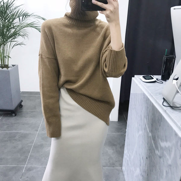 Long Mermaid Banding Skirt 2color Twenties Female 