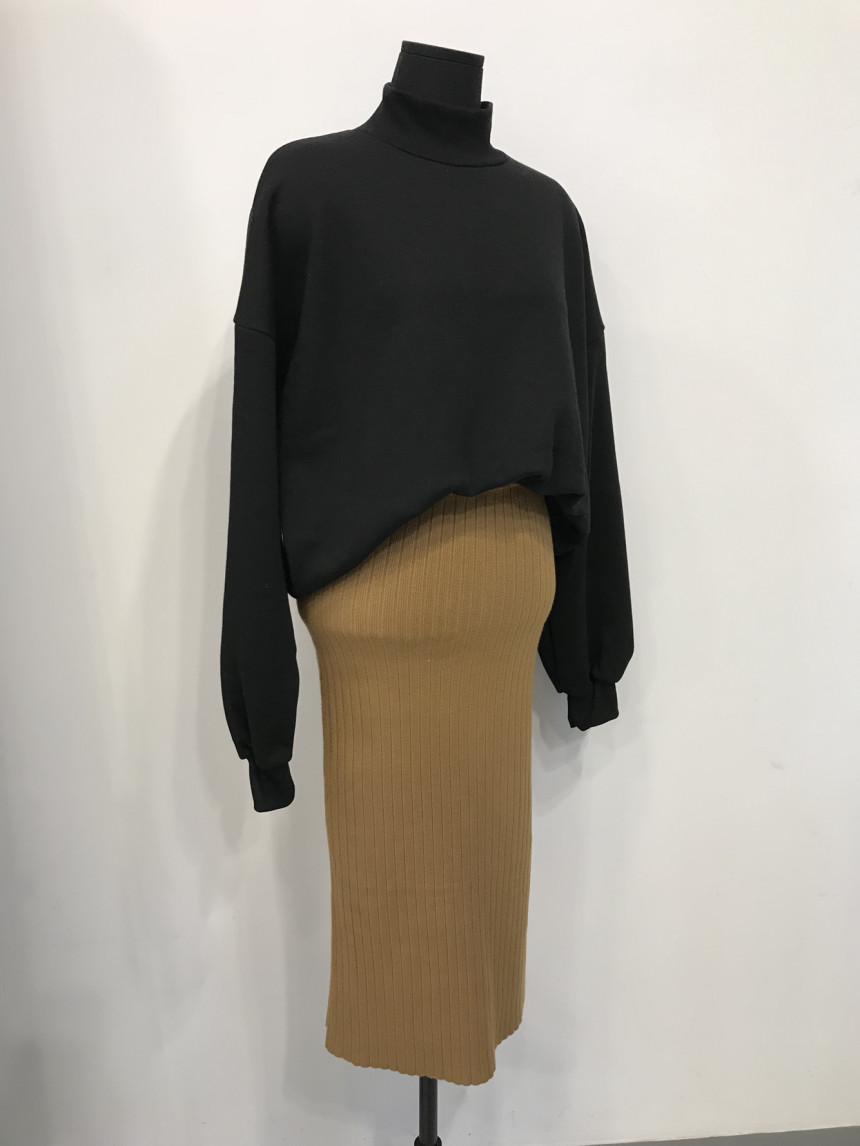 Goliath Knit Skirt Long Daily Look Long Coordinati