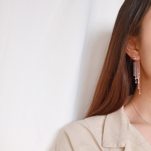 Stari Long Drop Earrings Chandelier Spider Lane