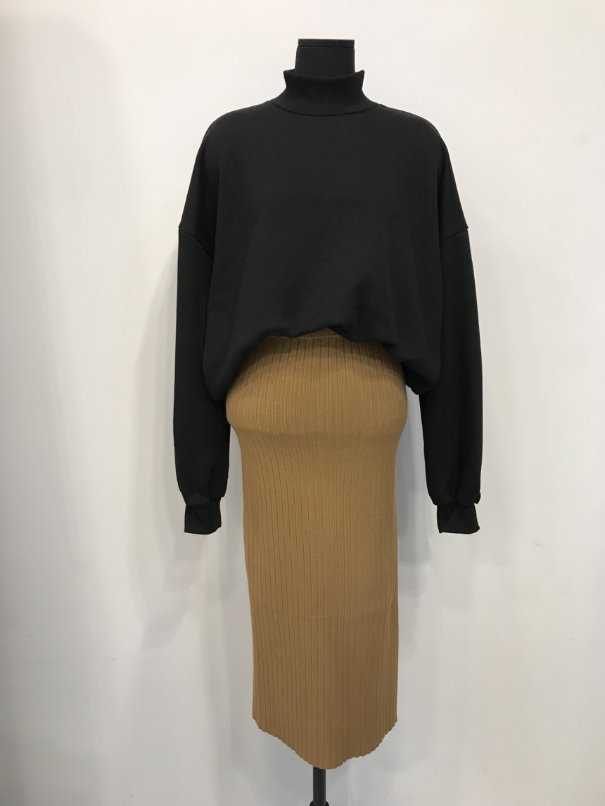 Goliath Knit Skirt Long Daily Look Long Coordinati