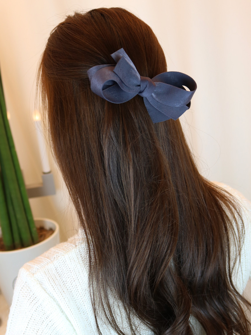 Hair Accessories Little girl big ribbon automatic 