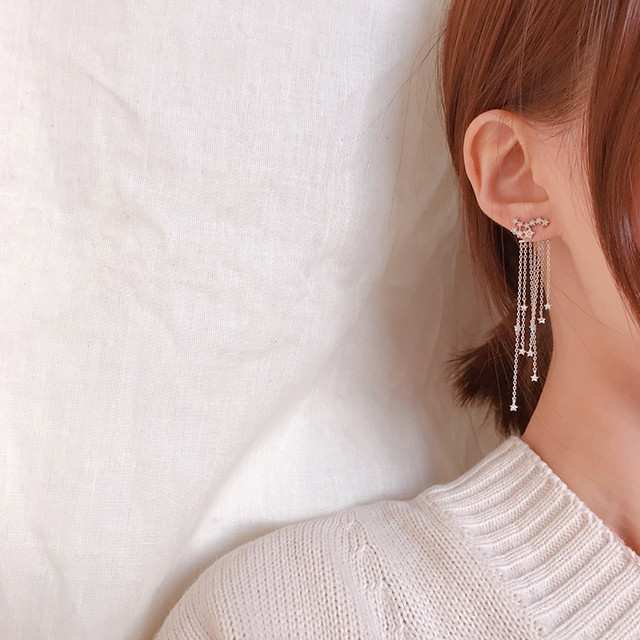Stari Long Drop Earrings Chandelier Spider Lane