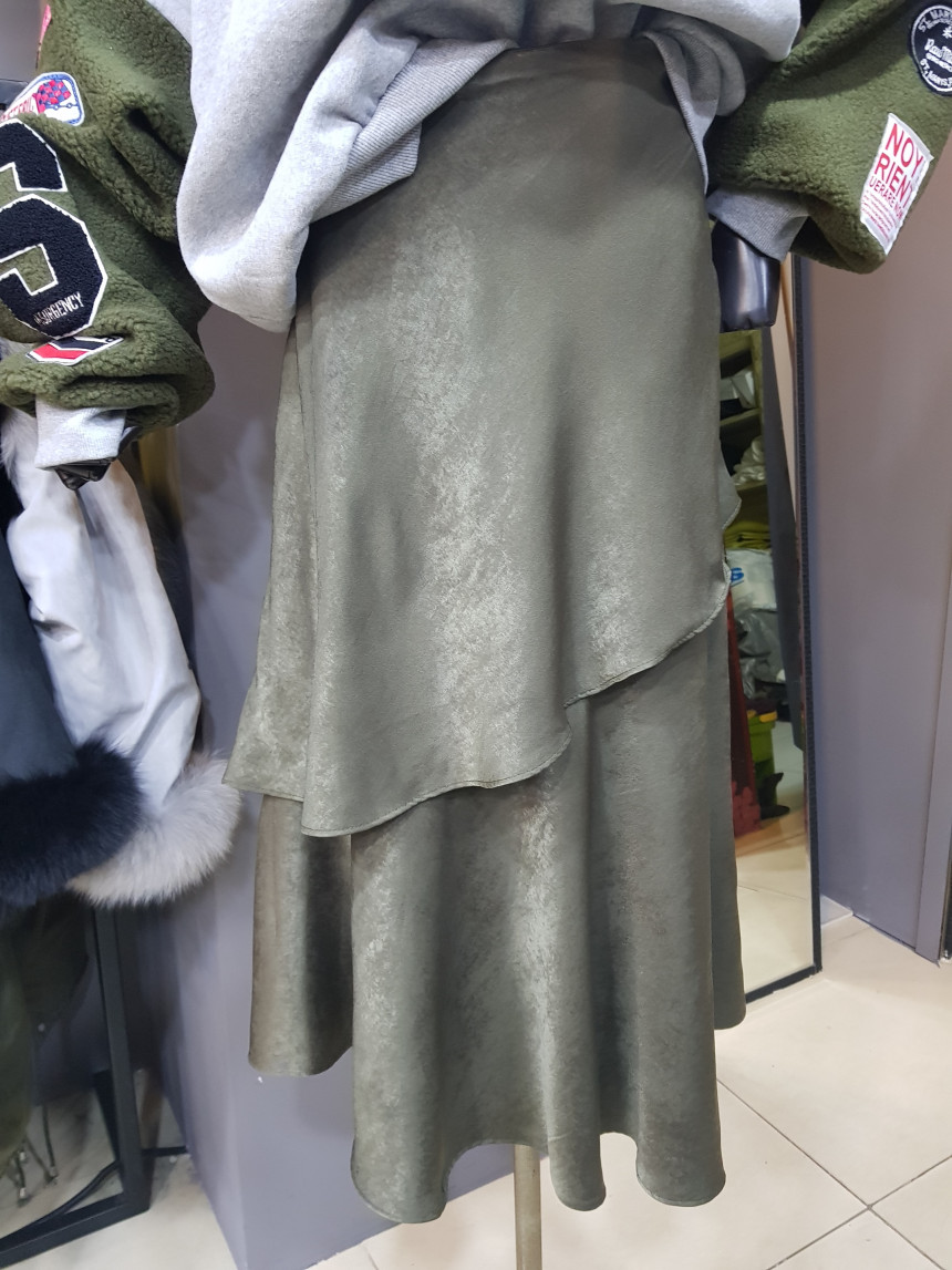 Setin Kang Kang Long Skirt Fall Winter Frilly Fit 