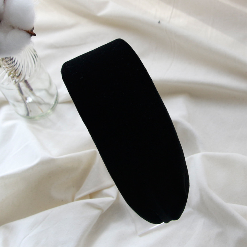 Hair Accessories Slim Glossy Velvet Hair Band Wide