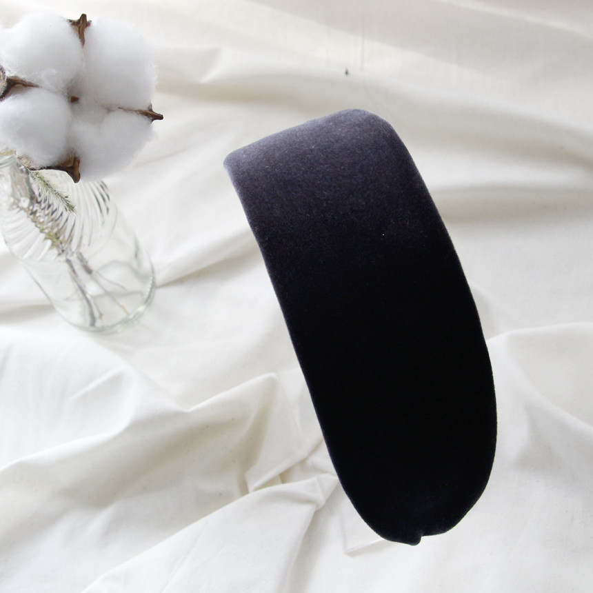 Hair Accessories Slim Glossy Velvet Hair Band Wide
