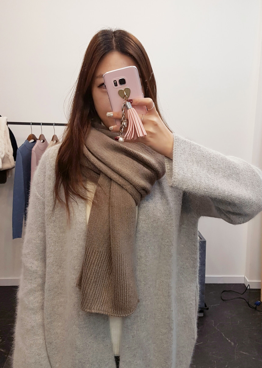 Abundant muffler Couple shawl Man casual style War