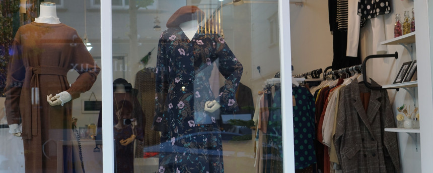 Unique woolen check skirts Long skirts Modern skir