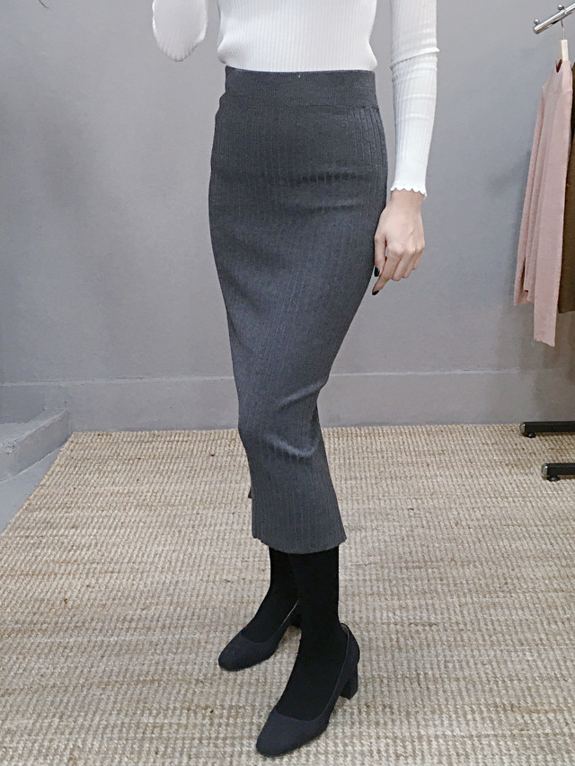 H line Goliath knit long skirt Skirt Ha ha ha ha h