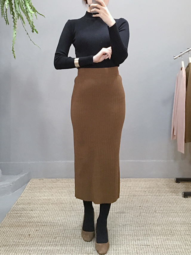 H line Goliath knit long skirt Skirt Ha ha ha ha h