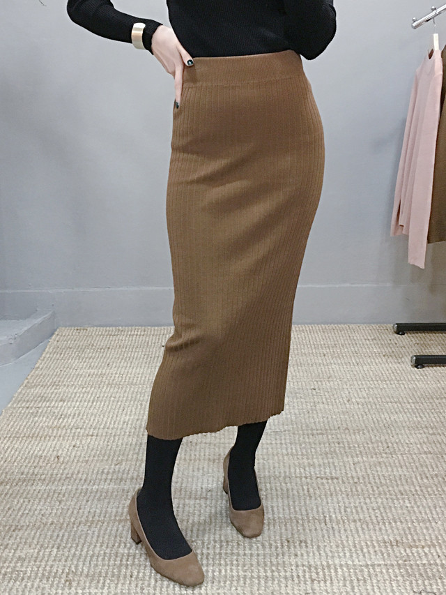 H line Goliath knit long skirt Skirt Ha ha ha ha h