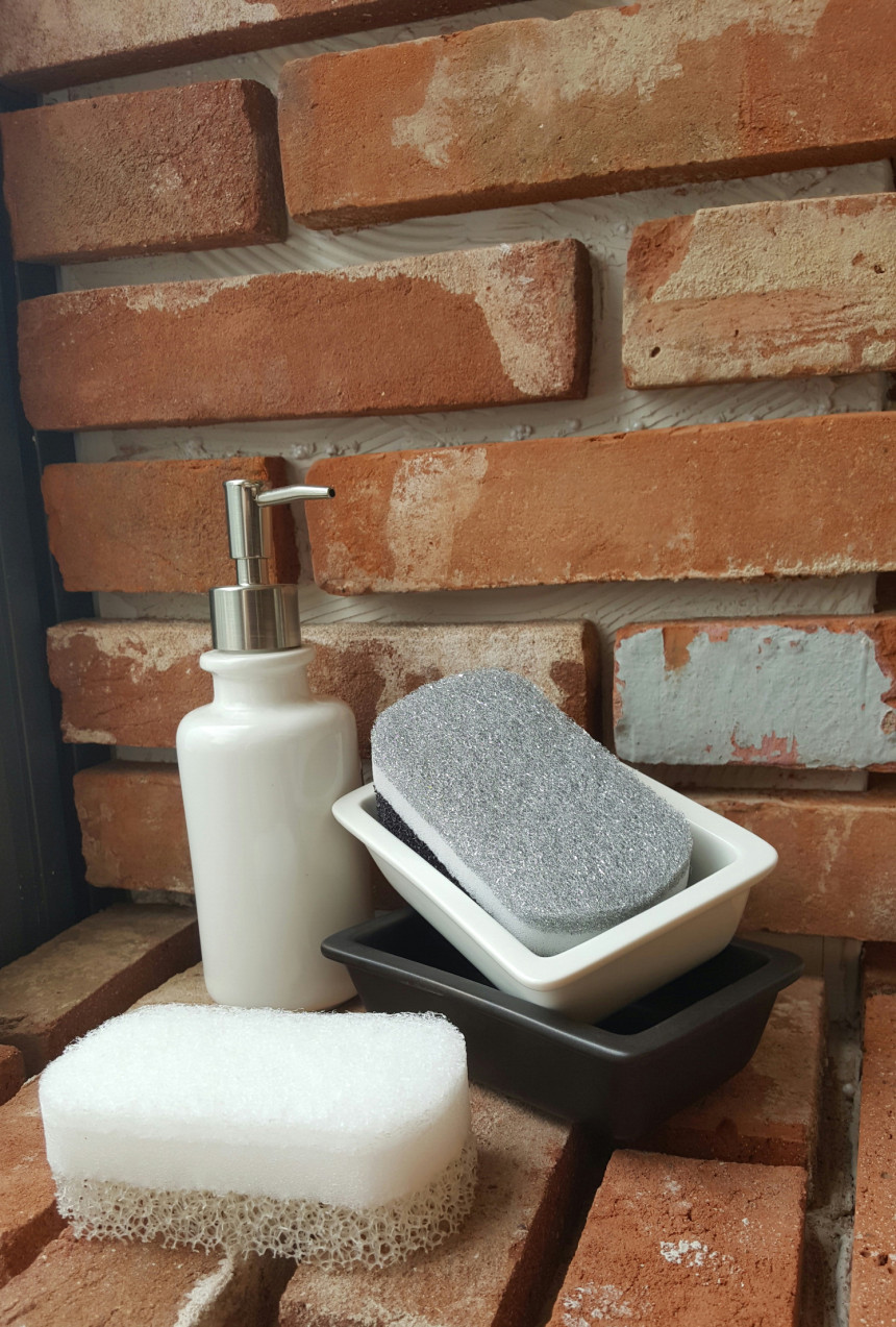 Scrubber Dish Washing Japan Smart Home Triple Spoo