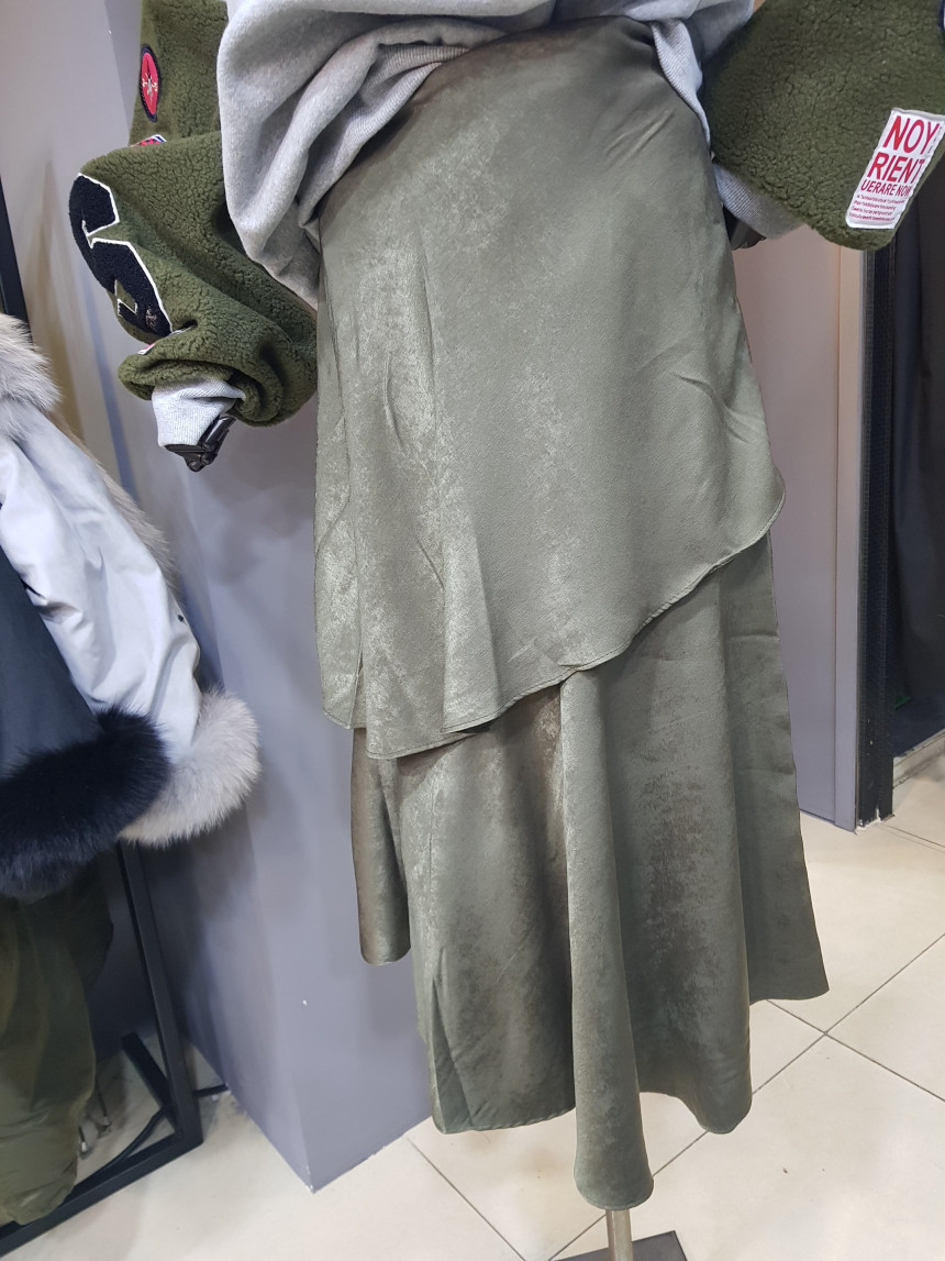 Setin Kang Kang Long Skirt Fall Winter Frilly Fit 