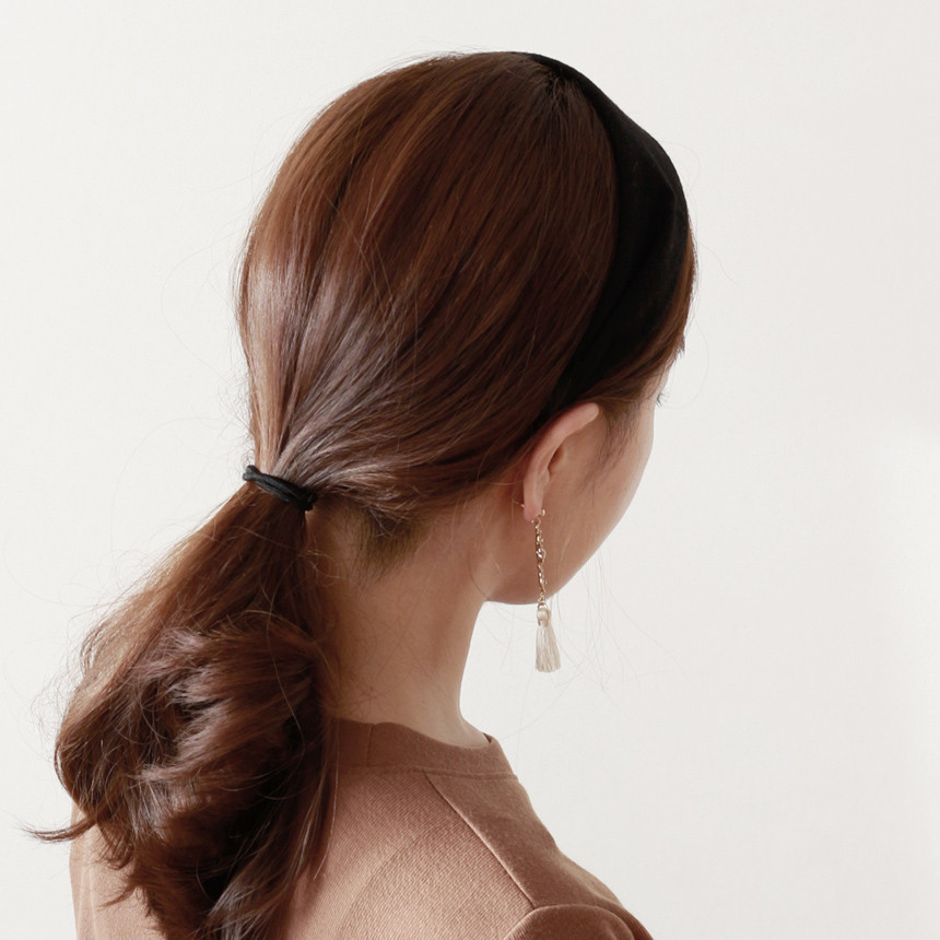 Hair Accessories Slim Glossy Velvet Hair Band Wide
