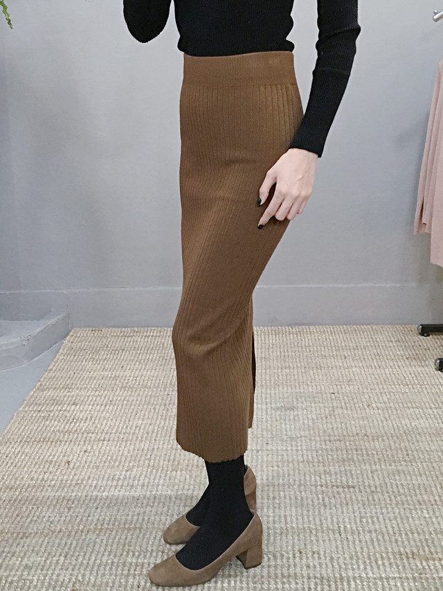 H line Goliath knit long skirt Skirt Ha ha ha ha h