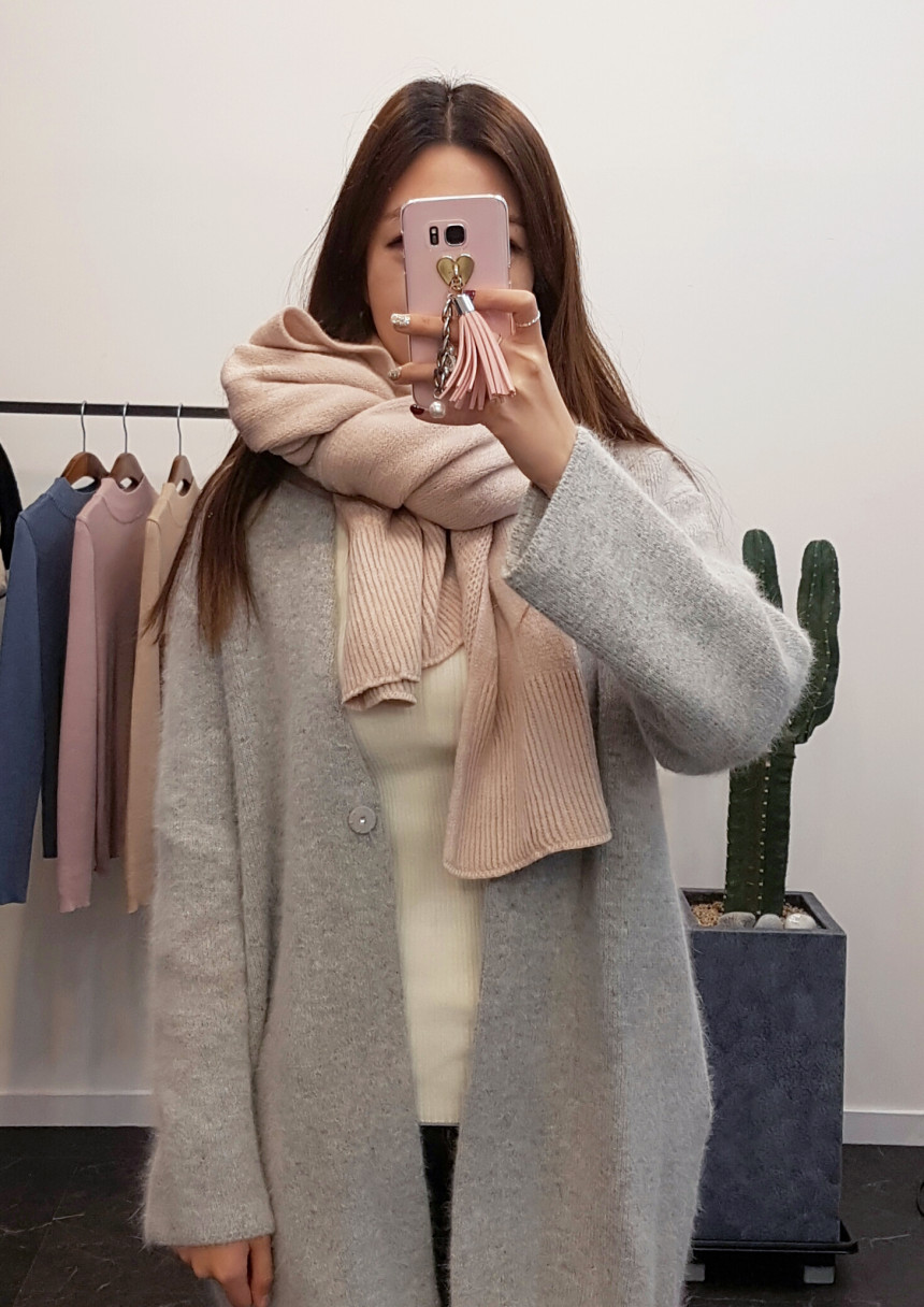 Abundant muffler Couple shawl Man casual style War