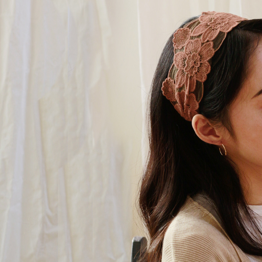 Hair Accessories Ellis Lace Hair Band Bandana Wide
