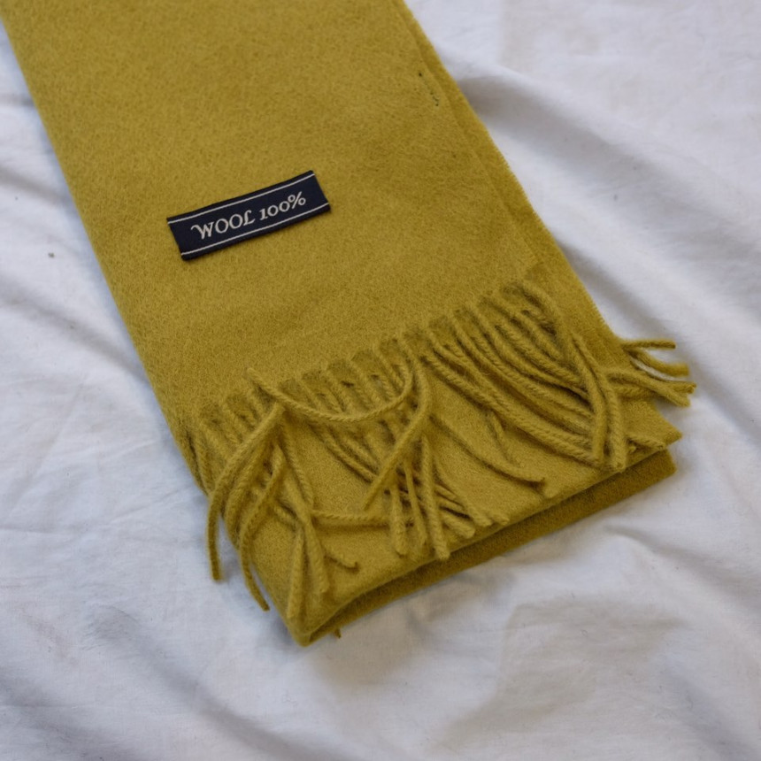 Muffler 7Col Wool 100 Shawl Couple Items Unisex Me