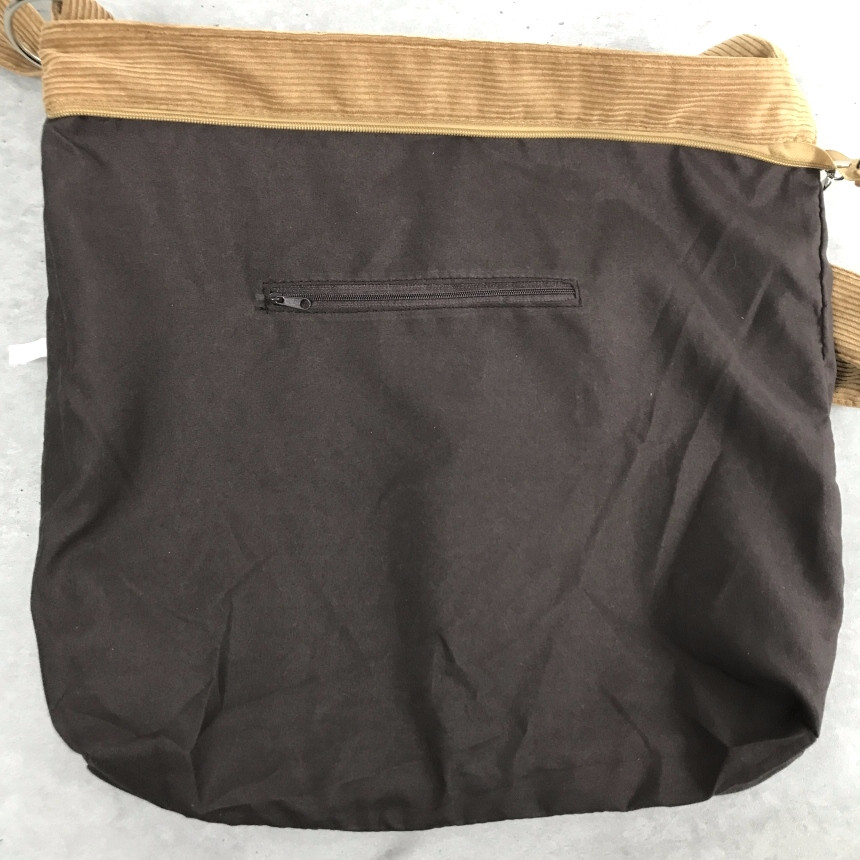 Vintage corduroy corduroy eco-back Couple Back Bag