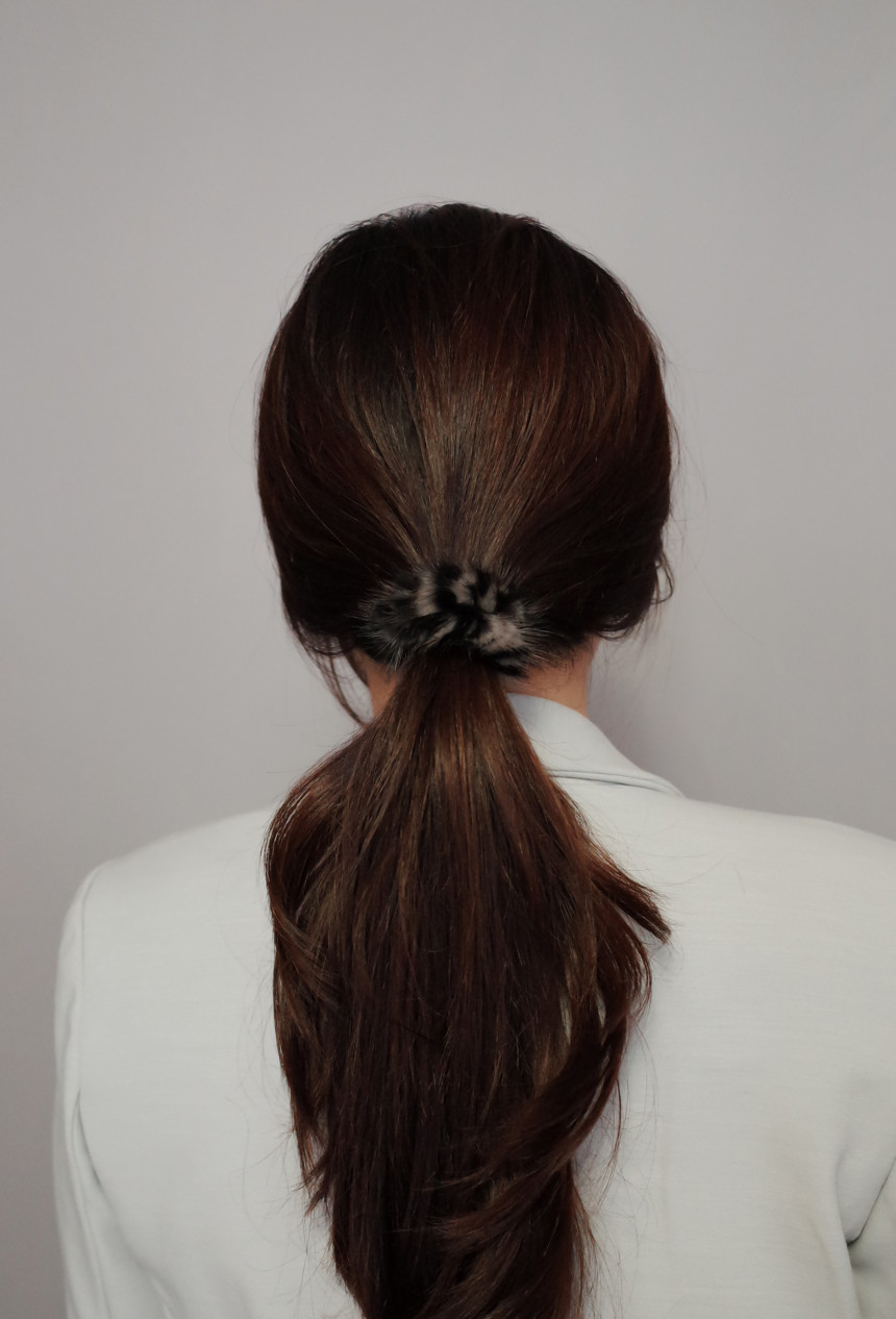 Hair Accessories Rich Round Mink Hair Strap 5color