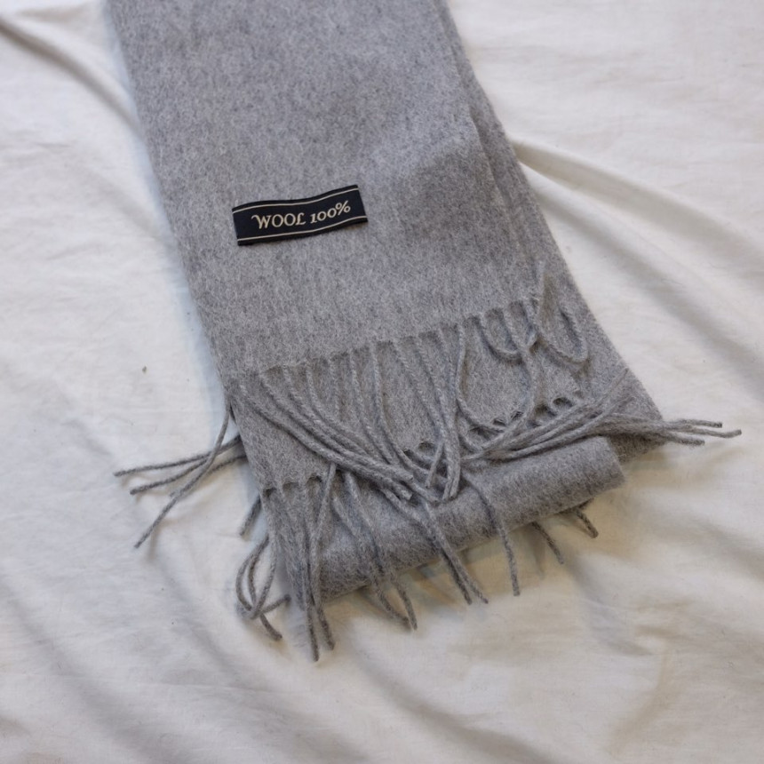 Muffler 7Col Wool 100 Shawl Couple Items Unisex Me