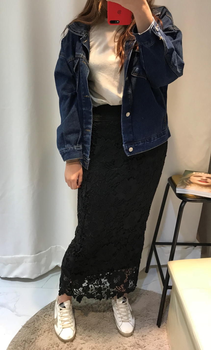 Lace Long Skirt Sexy Look Daily Look Dress Up Eleg