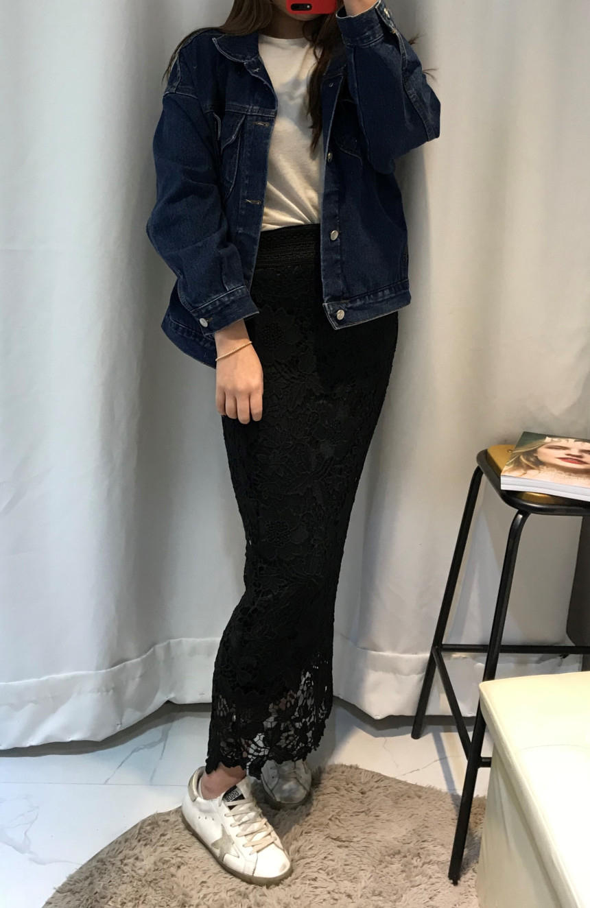 Lace Long Skirt Sexy Look Daily Look Dress Up Eleg