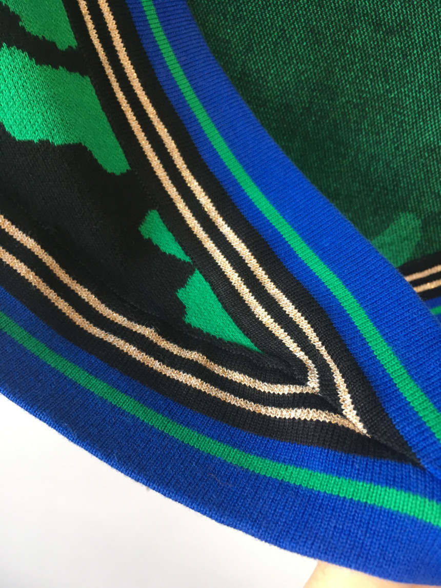 Leopard muffler wool tassel scarf shawl stand out 