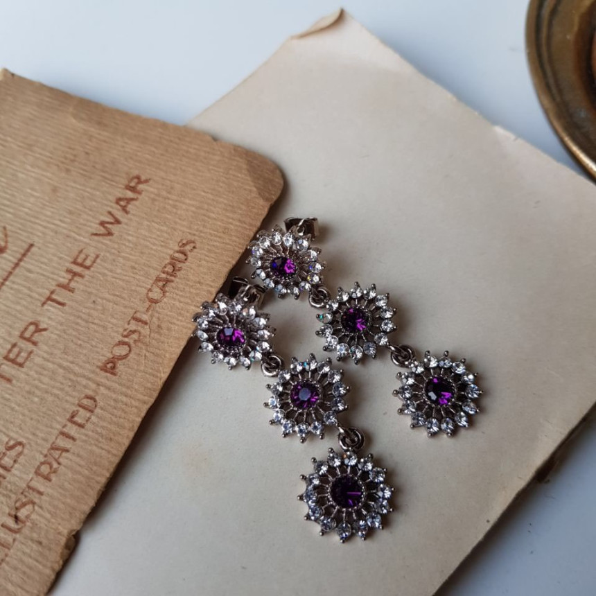 Bell Cubic Drop Earrings 3color Luxury Style Speci