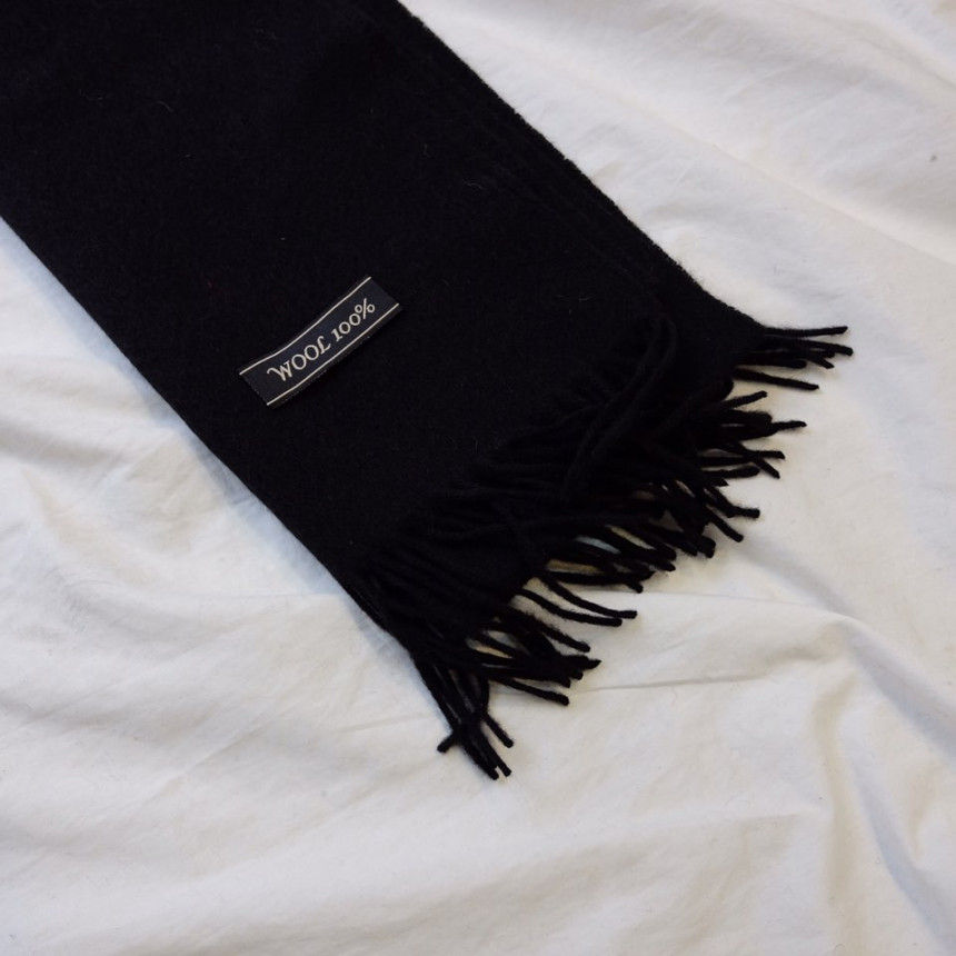 Muffler 7Col Wool 100 Shawl Couple Items Unisex Me