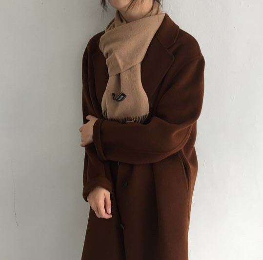 Muffler 7Col Wool 100 Shawl Couple Items Unisex Me