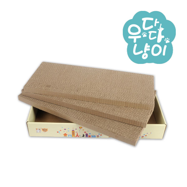 위드캣 알뜰 평판 3P 고양이 스크래쳐