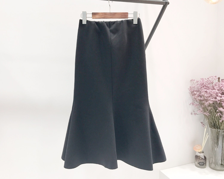 Mermaid Long Skirt Mermaid Line Banding Skirt Wome