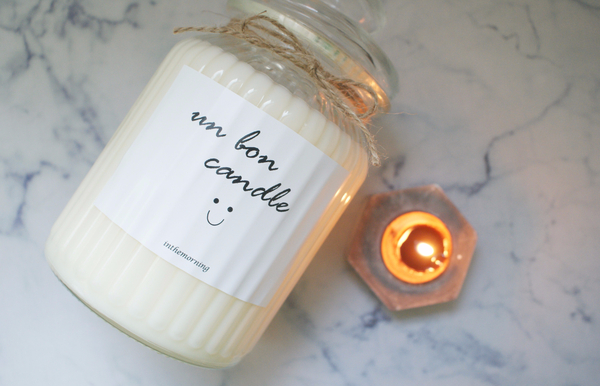 Natural soya candle candle 1000ml large gift gift 