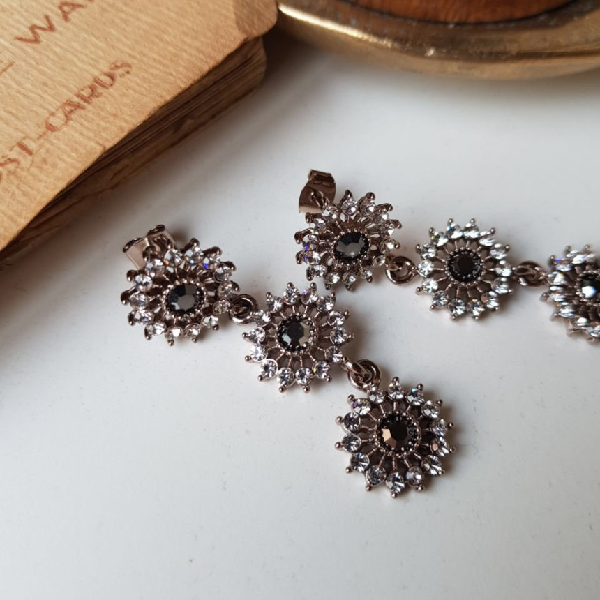 Bell Cubic Drop Earrings 3color Luxury Style Speci