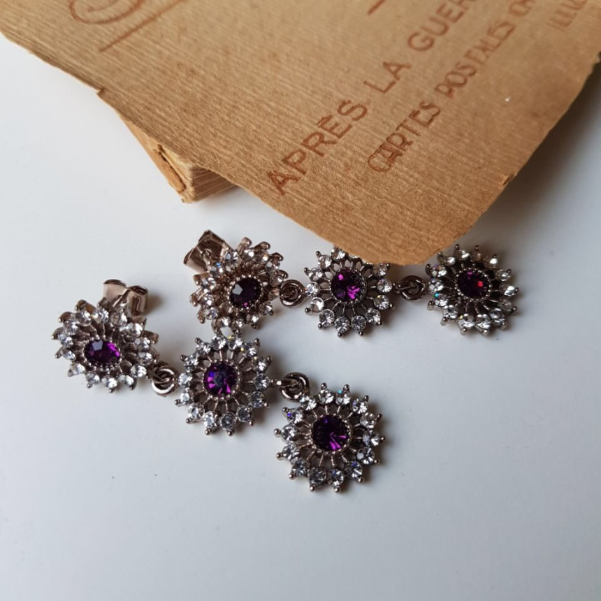 Bell Cubic Drop Earrings 3color Luxury Style Speci