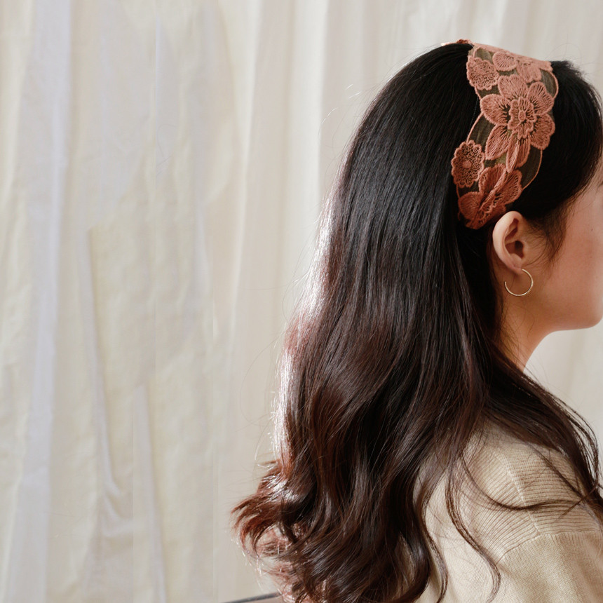 Hair Accessories Ellis Lace Hair Band Bandana Wide