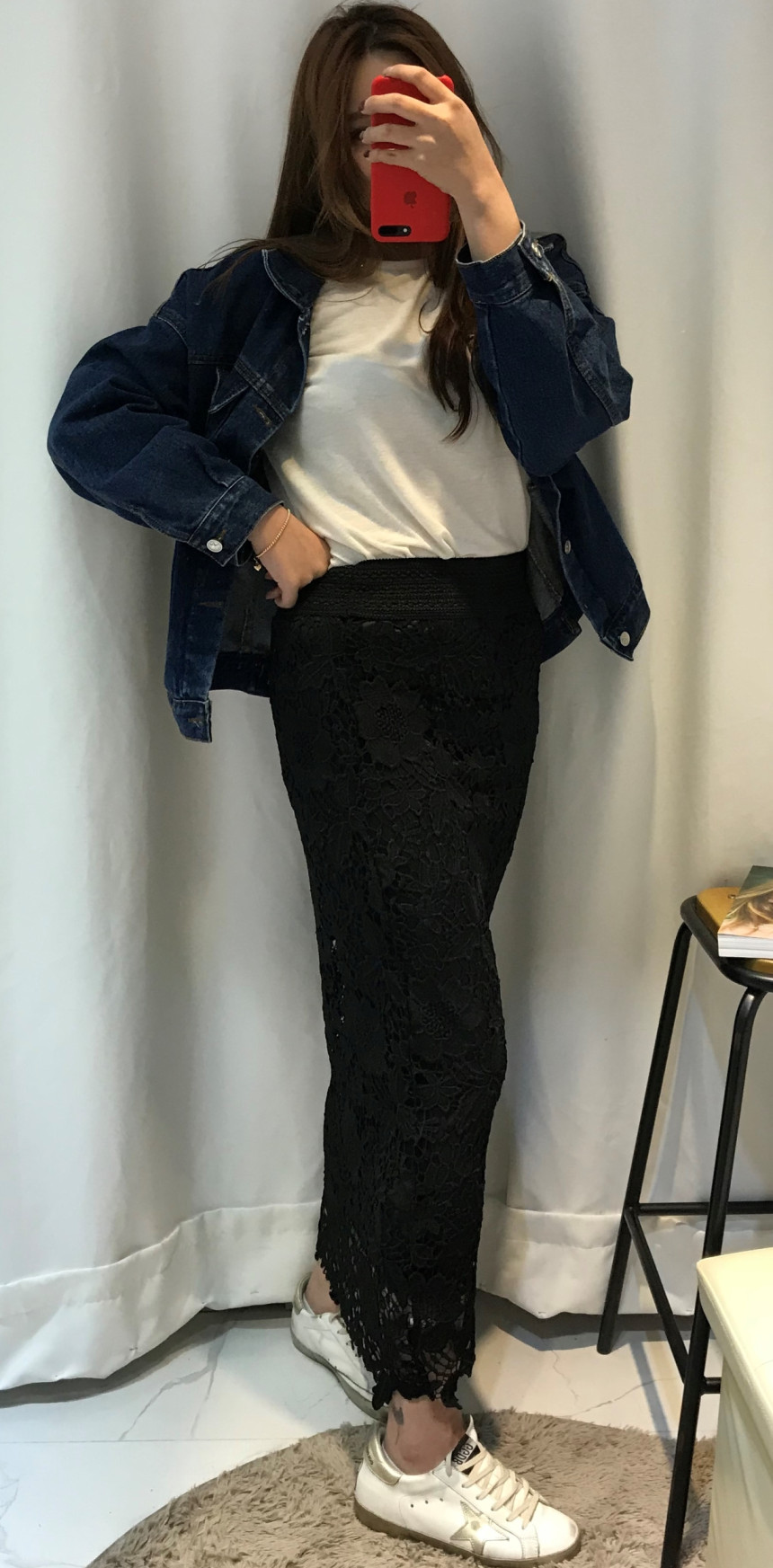 Lace Long Skirt Sexy Look Daily Look Dress Up Eleg