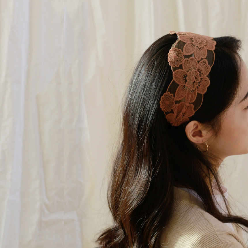 Hair Accessories Ellis Lace Hair Band Bandana Wide
