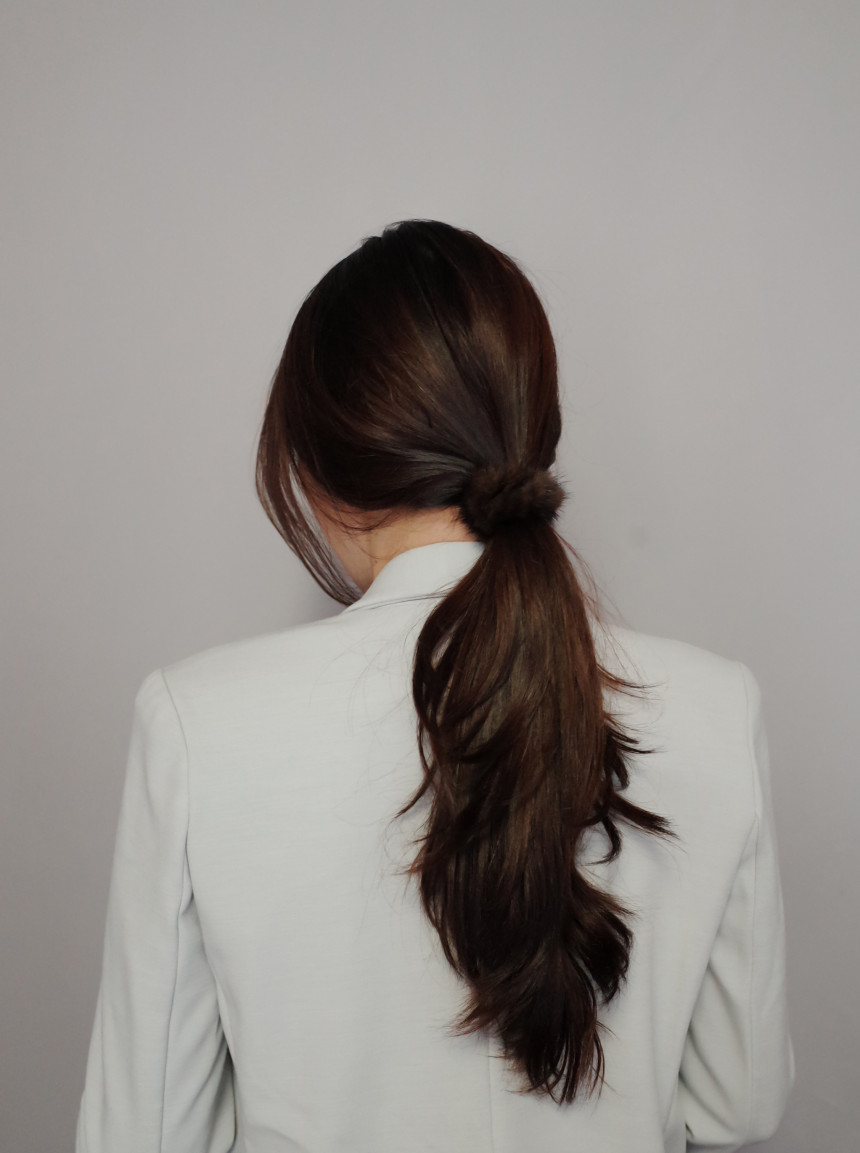 Hair Accessories Rich Round Mink Hair Strap 5color