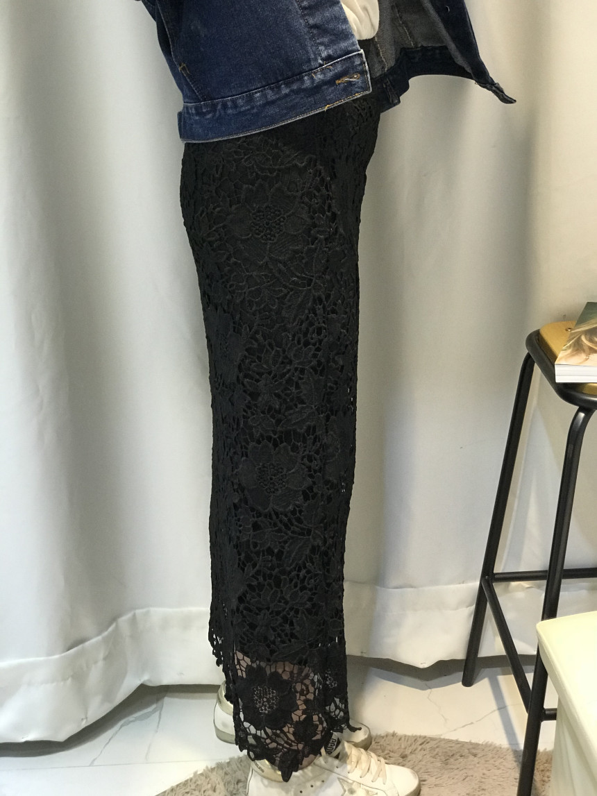 Lace Long Skirt Sexy Look Daily Look Dress Up Eleg