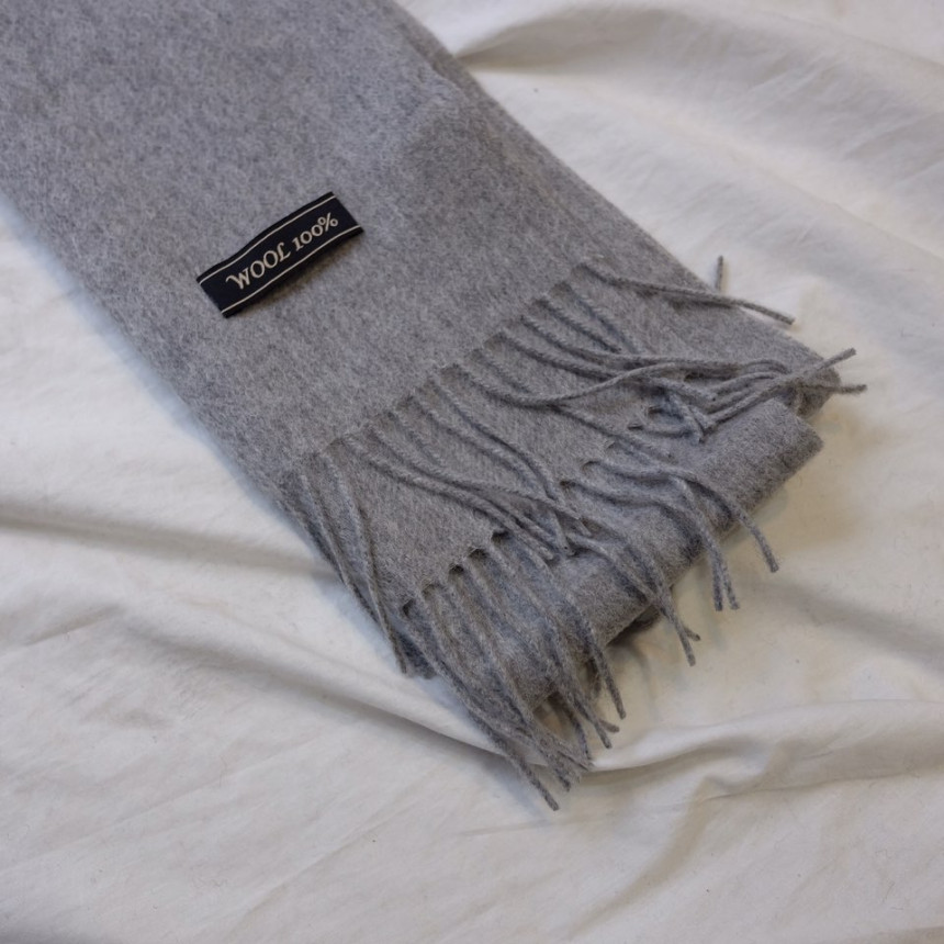 Muffler 7Col Wool 100 Shawl Couple Items Unisex Me