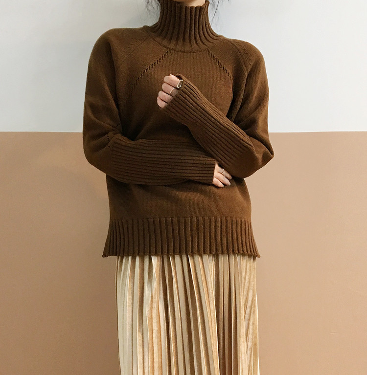 Pleasant Shiny Velvet Pleated Flare Long Skirt 4co