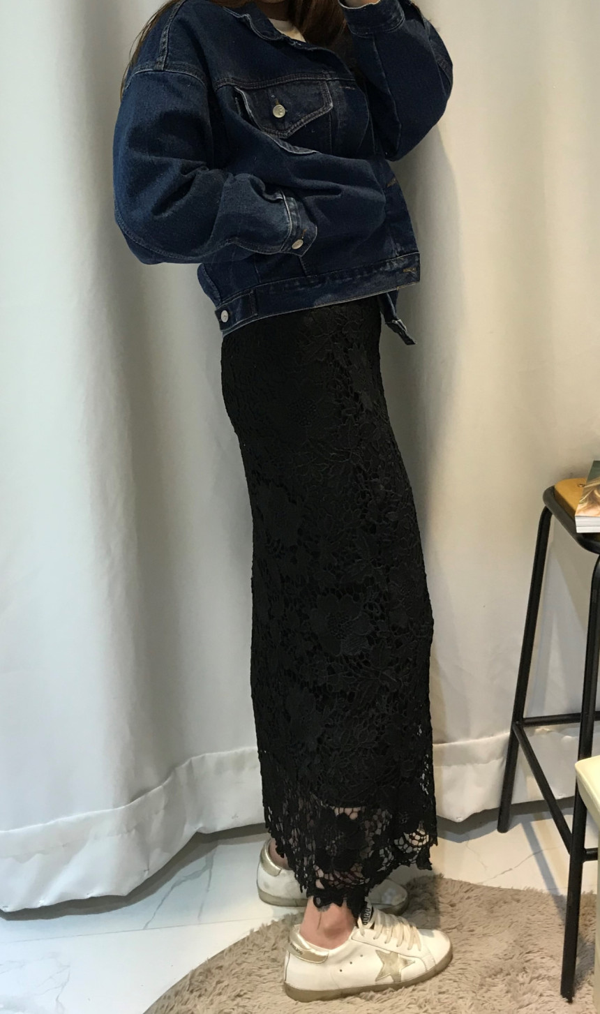 Lace Long Skirt Sexy Look Daily Look Dress Up Eleg